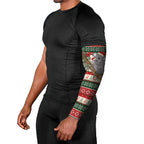 Aussie Koala Mama Christmas Arm Sleeves Festive Knitted Pattern Inspired