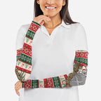 Aussie Koala Mama Christmas Arm Sleeves Festive Knitted Pattern Inspired