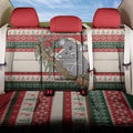 Aussie Koala Mama Christmas Back Car Seat Cover Festive Knitted Pattern Inspired