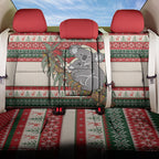 Aussie Koala Mama Christmas Back Car Seat Cover Festive Knitted Pattern Inspired