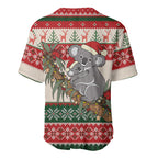Aussie Koala Mama Christmas Baseball Jersey Festive Knitted Pattern Inspired