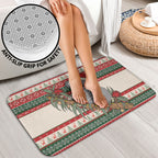 Aussie Koala Mama Christmas Bathroom Set Festive Knitted Pattern Inspired