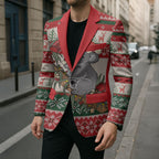 Aussie Koala Mama Christmas Blazer Festive Knitted Pattern Inspired