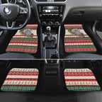 Aussie Koala Mama Christmas Car Mats Festive Knitted Pattern Inspired