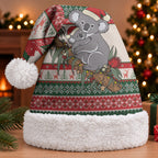Aussie Koala Mama Christmas Santa Hat Festive Knitted Pattern Inspired