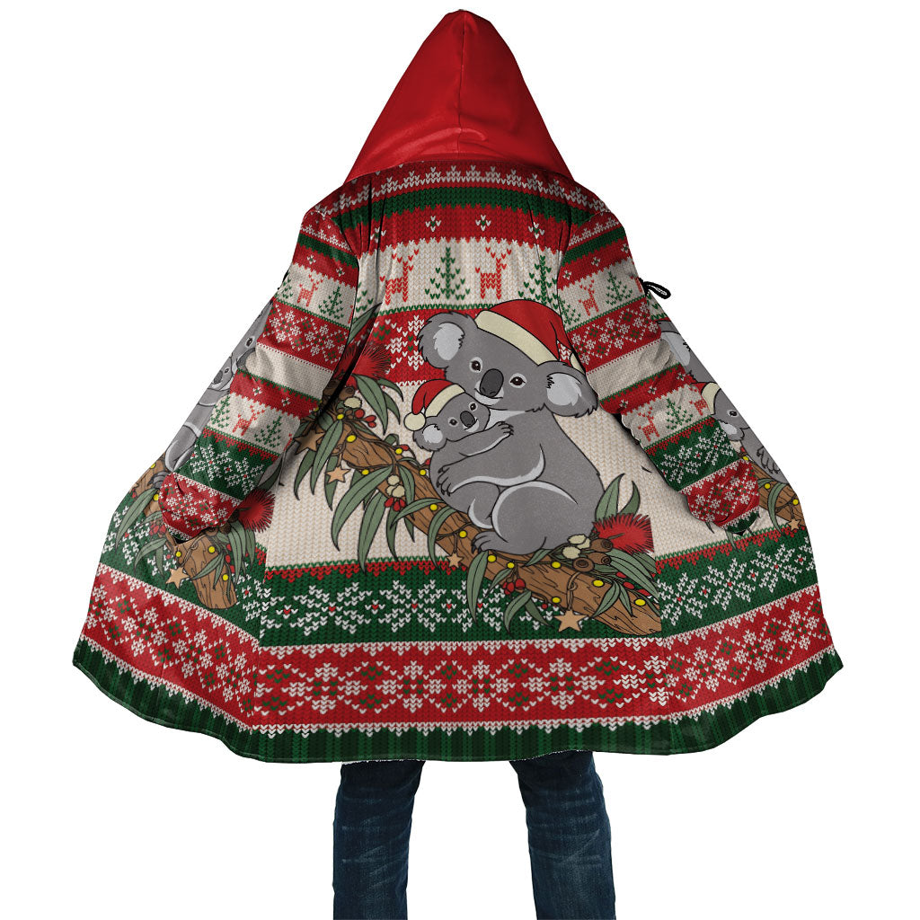Aussie Koala Mama Christmas Cloak Festive Knitted Pattern Inspired