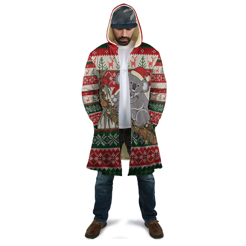 Aussie Koala Mama Christmas Cloak Festive Knitted Pattern Inspired