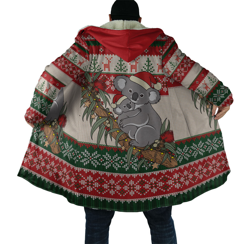 Aussie Koala Mama Christmas Cloak Festive Knitted Pattern Inspired