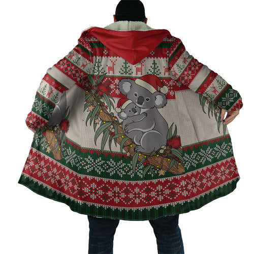 Aussie Koala Mama Christmas Cloak Festive Knitted Pattern Inspired
