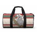 Aussie Koala Mama Christmas Duffle Bag Festive Knitted Pattern Inspired
