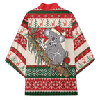 Aussie Koala Mama Christmas Kimono Festive Knitted Pattern Inspired