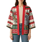 Aussie Koala Mama Christmas Kimono Festive Knitted Pattern Inspired
