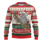 Aussie Koala Mama Christmas Ugly Christmas Sweater Festive Knitted Pattern Inspired