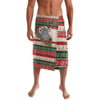 Aussie Koala Mama Christmas Lavalava Festive Knitted Pattern Inspired