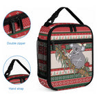 Aussie Koala Mama Christmas Lunch Bag Festive Knitted Pattern Inspired