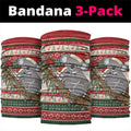 Aussie Koala Mama Christmas Neck Gaiter Festive Knitted Pattern Inspired