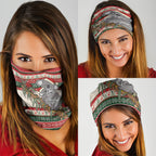 Aussie Koala Mama Christmas Neck Gaiter Festive Knitted Pattern Inspired