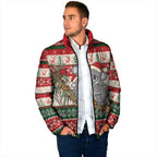 Aussie Koala Mama Christmas Padded Jacket Festive Knitted Pattern Inspired
