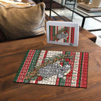 Aussie Koala Mama Christmas Puzzle Festive Knitted Pattern Inspired
