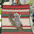 Aussie Koala Mama Christmas Quilt Festive Knitted Pattern Inspired