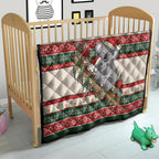 Aussie Koala Mama Christmas Quilt Festive Knitted Pattern Inspired