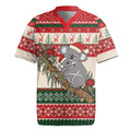 Aussie Koala Mama Christmas Rugby Jersey Festive Knitted Pattern Inspired