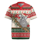 Aussie Koala Mama Christmas Rugby Jersey Festive Knitted Pattern Inspired