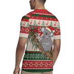 Aussie Koala Mama Christmas Rugby Jersey Festive Knitted Pattern Inspired
