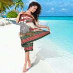 Aussie Koala Mama Christmas Sarong Festive Knitted Pattern Inspired