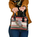 Aussie Koala Mama Christmas Shoulder Handbag Festive Knitted Pattern Inspired