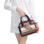 Aussie Koala Mama Christmas Shoulder Handbag Festive Knitted Pattern Inspired