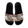 Aussie Koala Mama Christmas Slide Sandals Festive Knitted Pattern Inspired