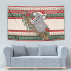 Aussie Koala Mama Christmas Tapestry Festive Knitted Pattern Inspired