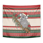 Aussie Koala Mama Christmas Tapestry Festive Knitted Pattern Inspired