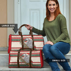 Aussie Koala Mama Christmas Travel Bag Festive Knitted Pattern Inspired