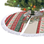 Aussie Koala Mama Christmas Tree Skirt Festive Knitted Pattern Inspired