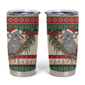 Aussie Koala Mama Christmas Tumbler Cup Festive Knitted Pattern Inspired