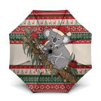 Aussie Koala Mama Christmas Umbrella Festive Knitted Pattern Inspired