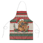 Aussie Platypus Christmas Apron Festive Knitted Pattern Inspired