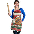Aussie Platypus Christmas Apron Festive Knitted Pattern Inspired