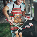 Aussie Platypus Christmas Apron Festive Knitted Pattern Inspired