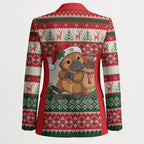 Aussie Platypus Christmas Blazer Festive Knitted Pattern Inspired