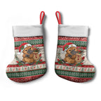 Aussie Platypus Christmas Stocking Festive Knitted Pattern Inspired