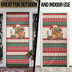 Aussie Platypus Christmas Door Cover Festive Knitted Pattern Inspired