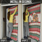 Aussie Platypus Christmas Door Cover Festive Knitted Pattern Inspired