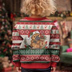 Aussie Platypus Christmas Kid Ugly Christmas Sweater Festive Knitted Pattern Inspired