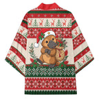 Aussie Platypus Christmas Kimono Festive Knitted Pattern Inspired