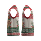 Aussie Platypus Christmas Knitted V-Neck Vest Festive Knitted Pattern Inspired