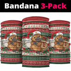Aussie Platypus Christmas Neck Gaiter Festive Knitted Pattern Inspired