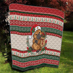 Aussie Platypus Christmas Quilt Festive Knitted Pattern Inspired